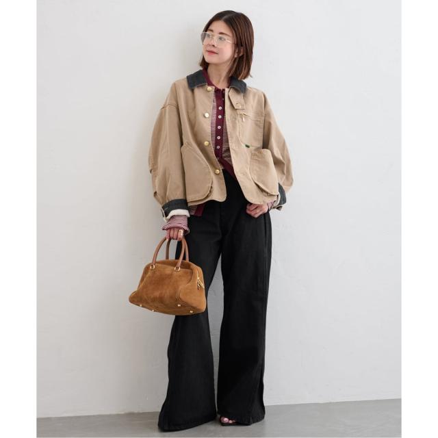 ユー バイ スピック＆スパン（U by SPICK&SPAN）/《追加》サイドタックワイドデニム