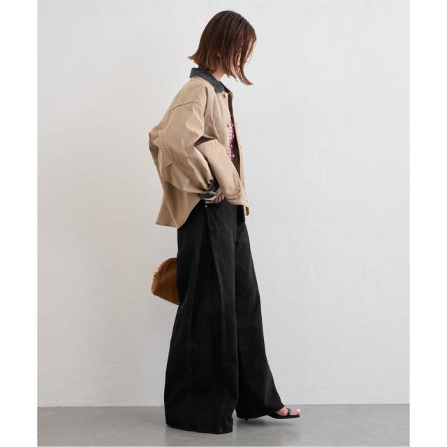 ユー バイ スピック＆スパン（U by SPICK&SPAN）/《追加》サイドタックワイドデニム