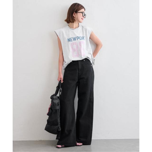 ユー バイ スピック＆スパン（U by SPICK&SPAN）/《追加》サイドタックワイドデニム