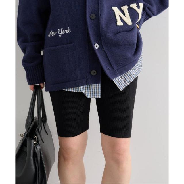 ユー バイ スピック＆スパン（U by SPICK&SPAN）/リブニットサイクルパンツ