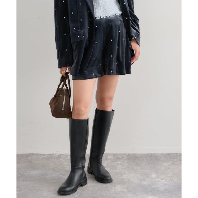 ユー バイ スピック＆スパン（U by SPICK&SPAN）/ドット刺繍ベロア