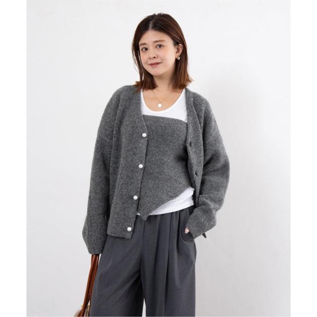 【NEW】ユー バイ スピック＆スパン（U by SPICK&SPAN）/ウールロングニットカーデ