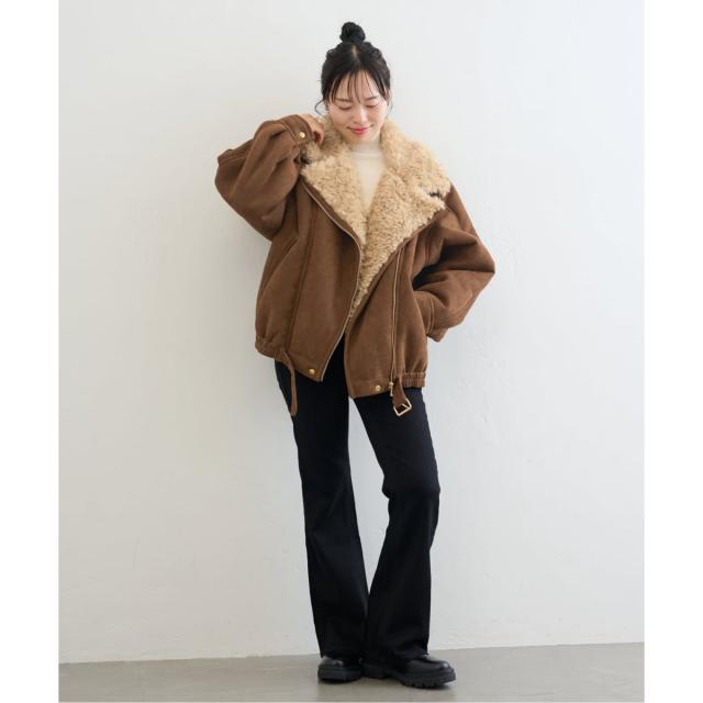 【NEW】ユー バイ スピック＆スパン（U by SPICK&SPAN）/FAKESHEARLING B3．5 RIDERS