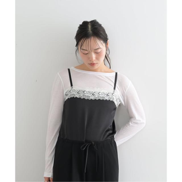 ユー バイ スピック＆スパン（U by SPICK&SPAN）/《予約》レースディティールロンパース