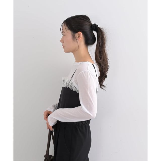 ユー バイ スピック＆スパン（U by SPICK&SPAN）/《予約》レースディティールロンパース