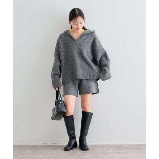 ユー バイ スピック＆スパン（U by SPICK&SPAN）/《予約》ニットショートパンツ