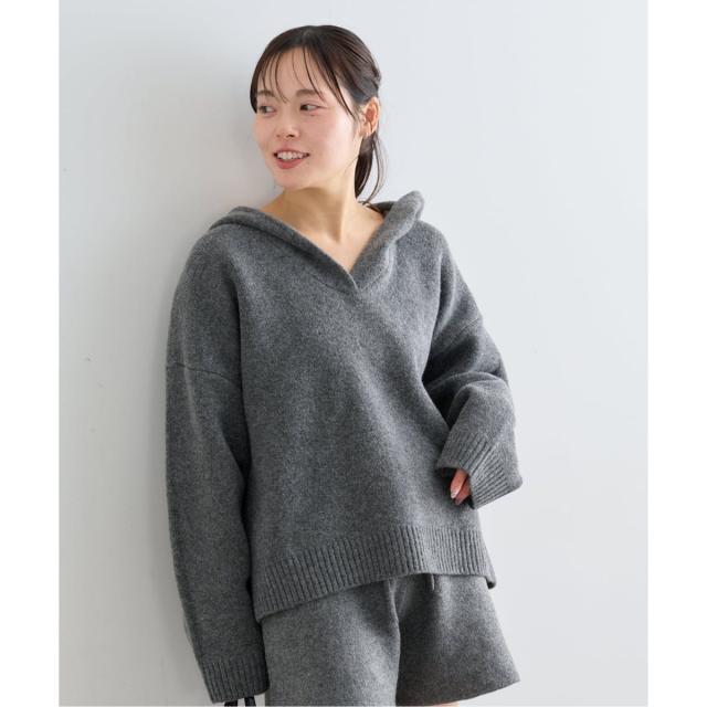 ユー バイ スピック＆スパン（U by SPICK&SPAN）/《予約》オーバーニットフーディー