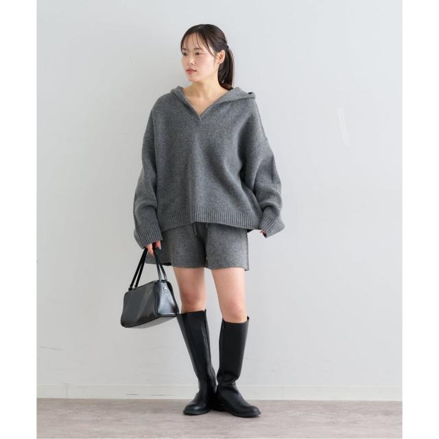 ユー バイ スピック＆スパン（U by SPICK&SPAN）/《予約》オーバーニットフーディー