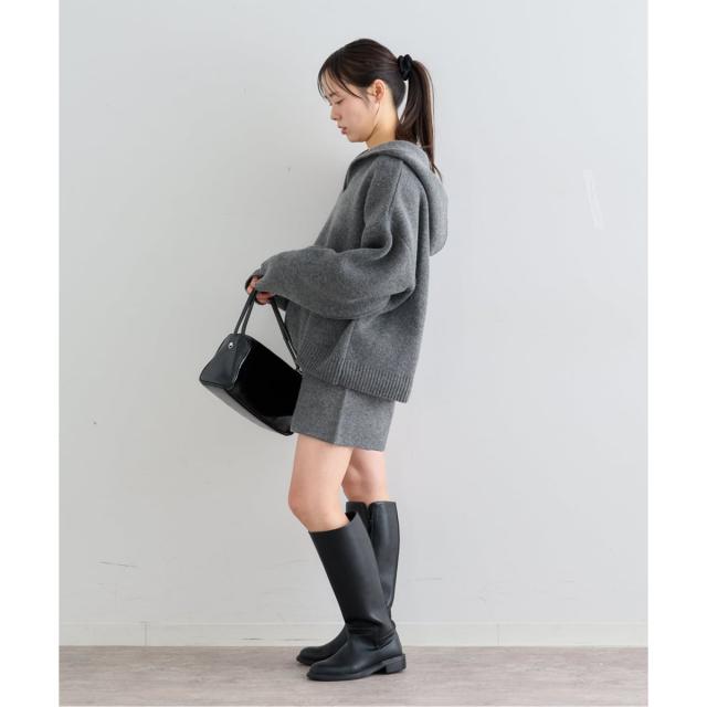 ユー バイ スピック＆スパン（U by SPICK&SPAN）/《予約》オーバーニットフーディー