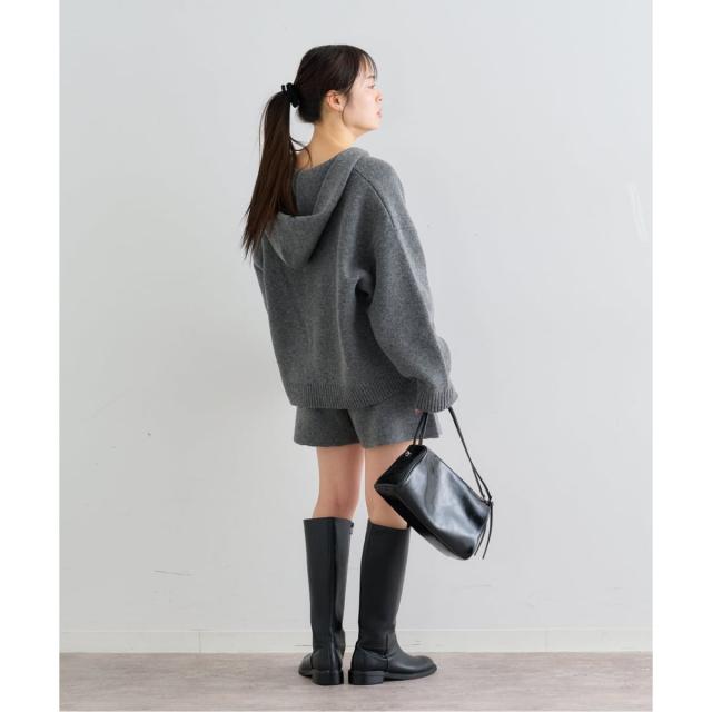 ユー バイ スピック＆スパン（U by SPICK&SPAN）/《予約》オーバーニットフーディー