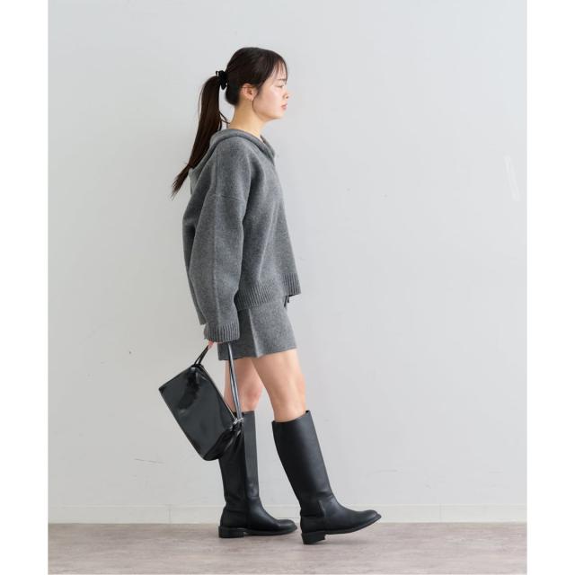 ユー バイ スピック＆スパン（U by SPICK&SPAN）/《予約》オーバーニットフーディー