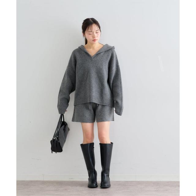 ユー バイ スピック＆スパン（U by SPICK&SPAN）/《予約》オーバーニットフーディー