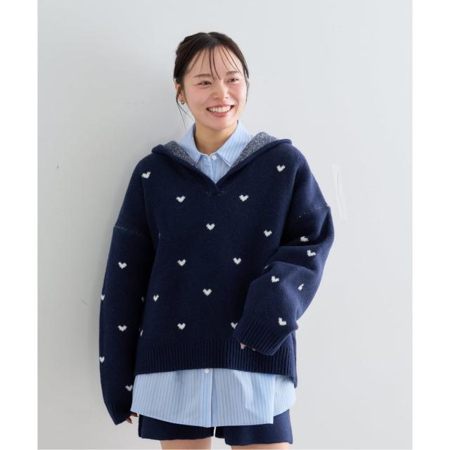 ユー バイ スピック＆スパン（U by SPICK&SPAN）/《予約》オーバーニットフーディー