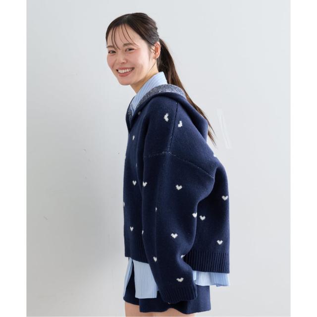 ユー バイ スピック＆スパン（U by SPICK&SPAN）/《予約》オーバーニットフーディー