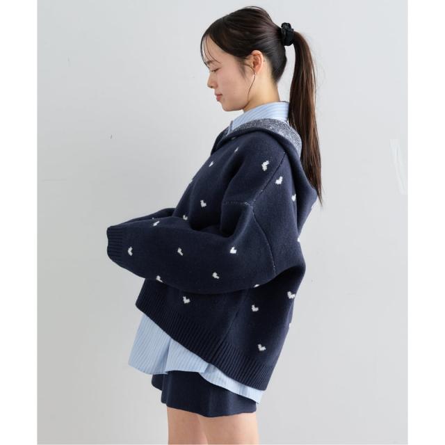 ユー バイ スピック＆スパン（U by SPICK&SPAN）/《予約》オーバーニットフーディー