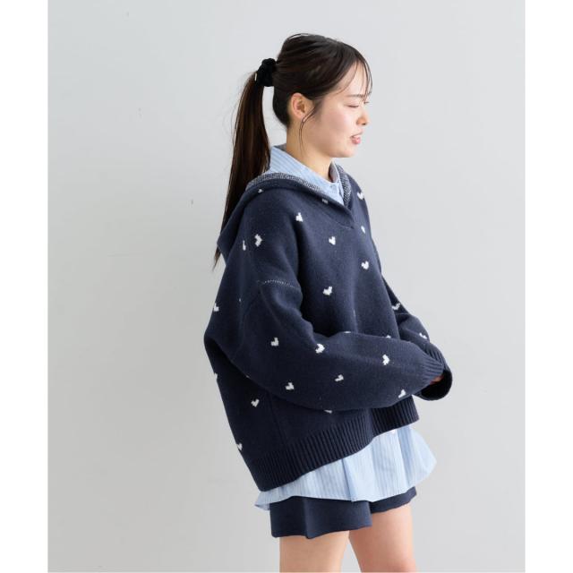 ユー バイ スピック＆スパン（U by SPICK&SPAN）/《予約》オーバーニットフーディー