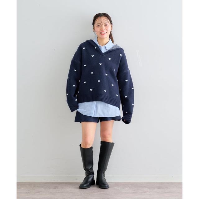 ユー バイ スピック＆スパン（U by SPICK&SPAN）/《予約》オーバーニットフーディー