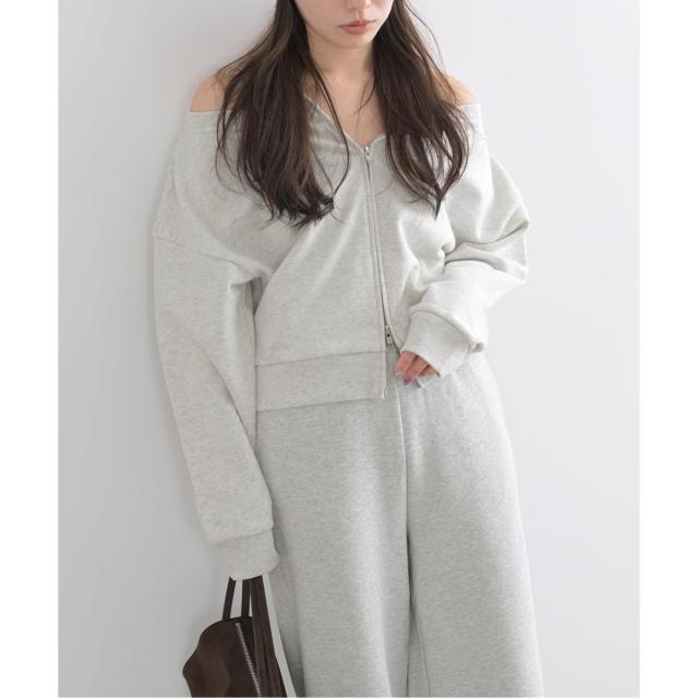 ユー バイ スピック＆スパン（U by SPICK&SPAN）/《予約》オフショルジップスウェット