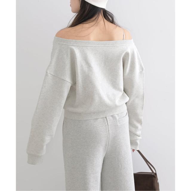 ユー バイ スピック＆スパン（U by SPICK&SPAN）/《予約》オフショルジップスウェット