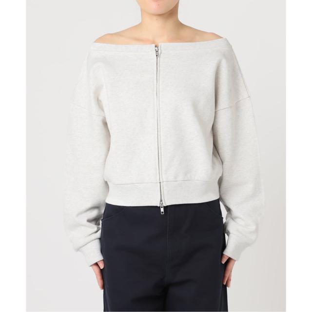 ユー バイ スピック＆スパン（U by SPICK&SPAN）/《予約》オフショルジップスウェット