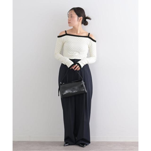 ユー バイ スピック＆スパン（U by SPICK&SPAN）/《予約》ドットプリントオフショルトップス