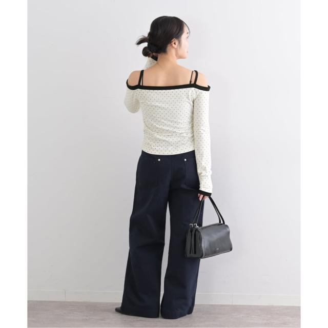 ユー バイ スピック＆スパン（U by SPICK&SPAN）/《予約》ドットプリントオフショルトップス