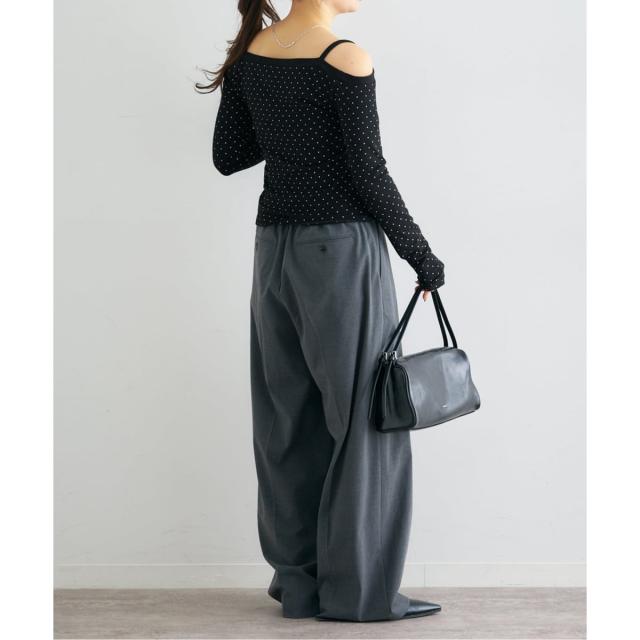 ユー バイ スピック＆スパン（U by SPICK&SPAN）/《予約》ドットプリントオフショルトップス