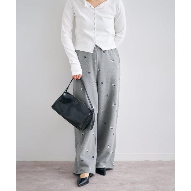 ユー バイ スピック＆スパン（U by SPICK&SPAN）/《予約》ルーズストレートシシュウスウェットパンツ