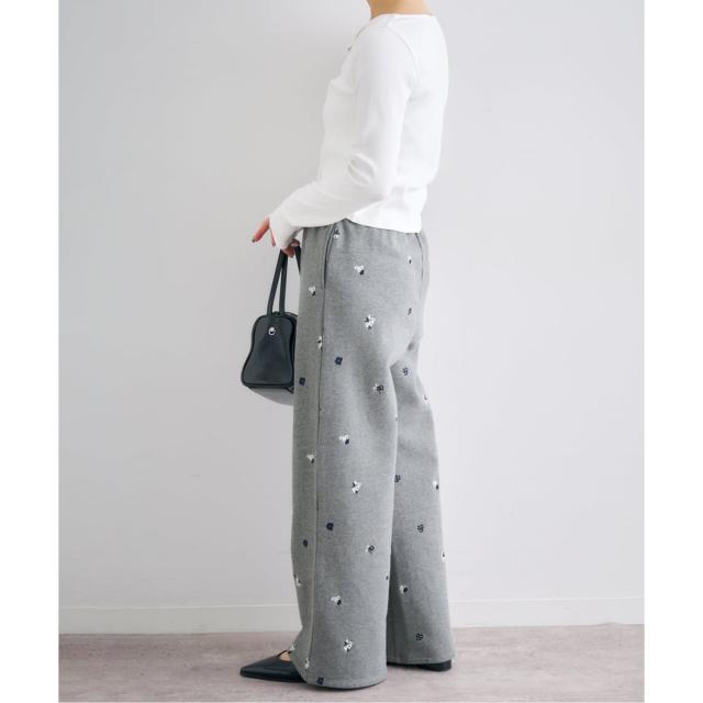 ユー バイ スピック＆スパン（U by SPICK&SPAN）/《予約》ルーズストレートシシュウスウェットパンツ