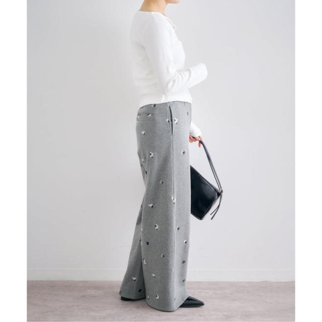 ユー バイ スピック＆スパン（U by SPICK&SPAN）/《予約》ルーズストレートシシュウスウェットパンツ