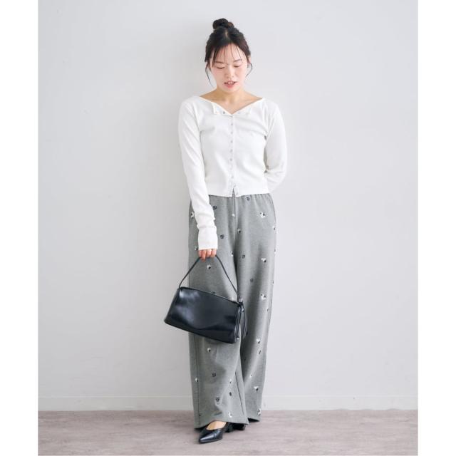 ユー バイ スピック＆スパン（U by SPICK&SPAN）/《予約》ルーズストレートシシュウスウェットパンツ