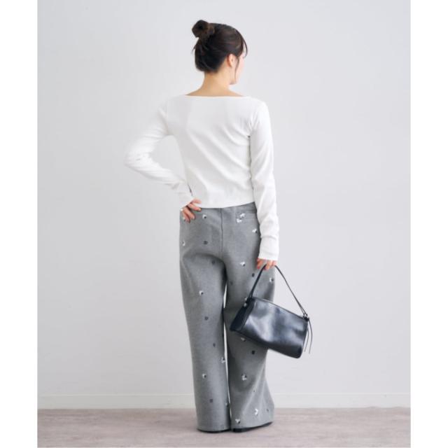 ユー バイ スピック＆スパン（U by SPICK&SPAN）/《予約》ルーズストレートシシュウスウェットパンツ