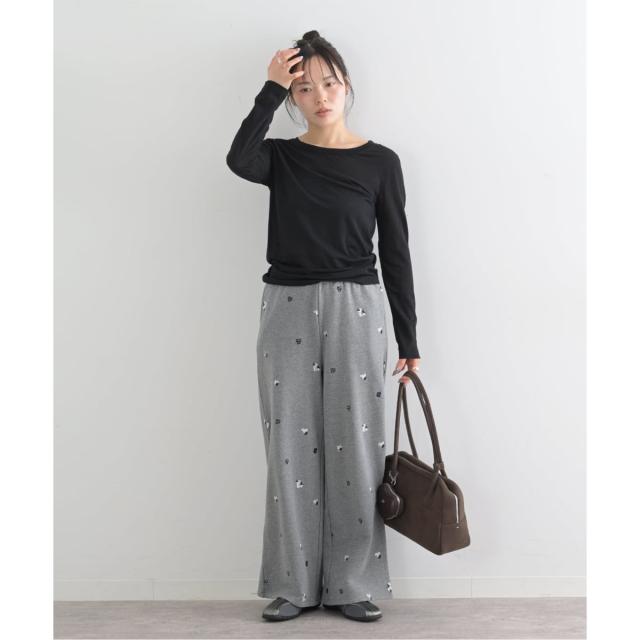 ユー バイ スピック＆スパン（U by SPICK&SPAN）/《予約》ルーズストレートシシュウスウェットパンツ