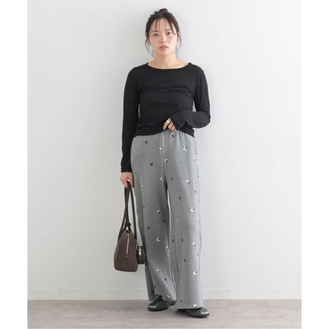 ユー バイ スピック＆スパン（U by SPICK&SPAN）/《予約》ルーズストレートシシュウスウェットパンツ