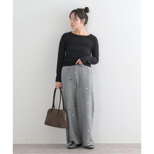 ユー バイ スピック＆スパン（U by SPICK&SPAN）/《予約》ルーズストレートシシュウスウェットパンツ