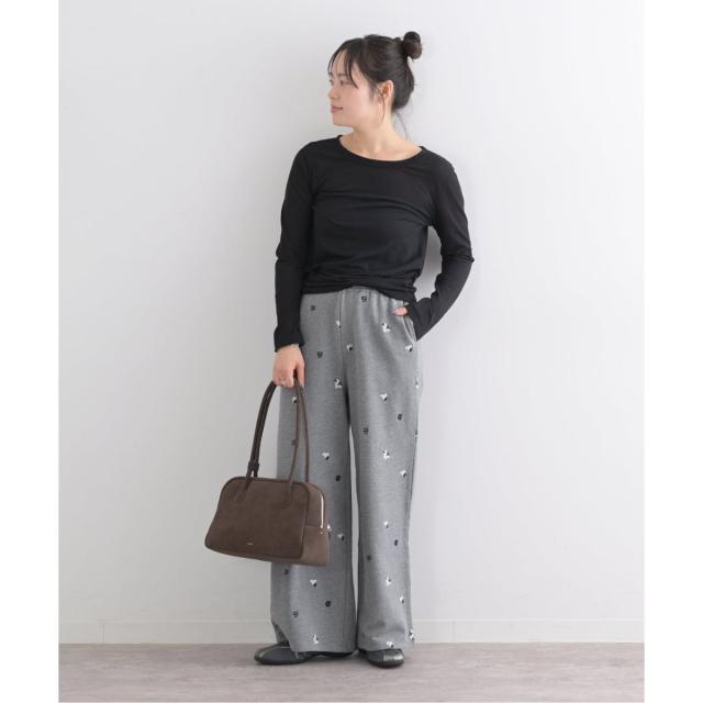 ユー バイ スピック＆スパン（U by SPICK&SPAN）/《予約》ルーズストレートシシュウスウェットパンツ