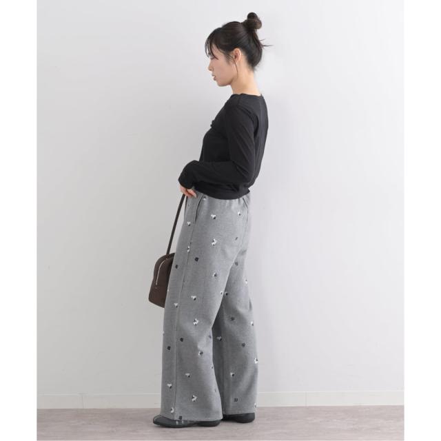 ユー バイ スピック＆スパン（U by SPICK&SPAN）/《予約》ルーズストレートシシュウスウェットパンツ