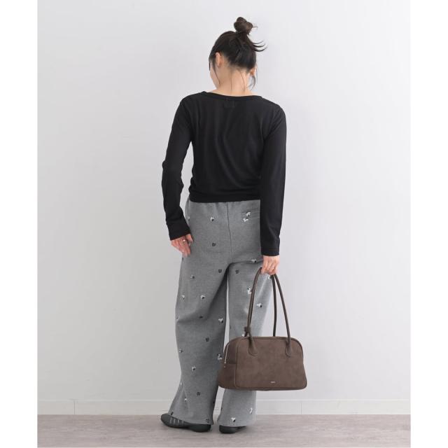 ユー バイ スピック＆スパン（U by SPICK&SPAN）/《予約》ルーズストレートシシュウスウェットパンツ