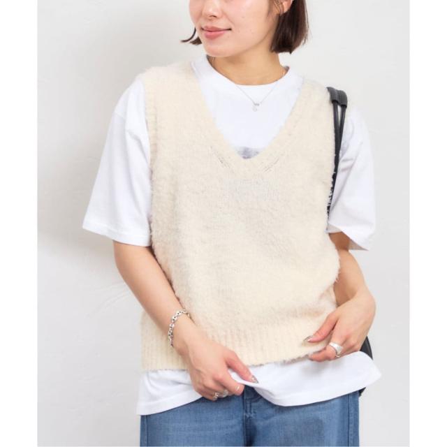 ユー バイ スピック＆スパン（U by SPICK&SPAN）/コットンシャギーニットベスト