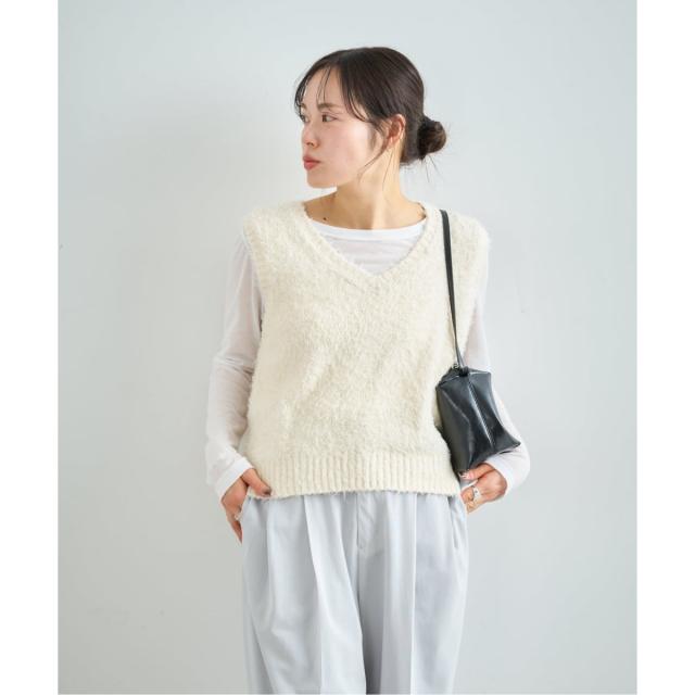 ユー バイ スピック＆スパン（U by SPICK&SPAN）/コットンシャギーニットベスト_12