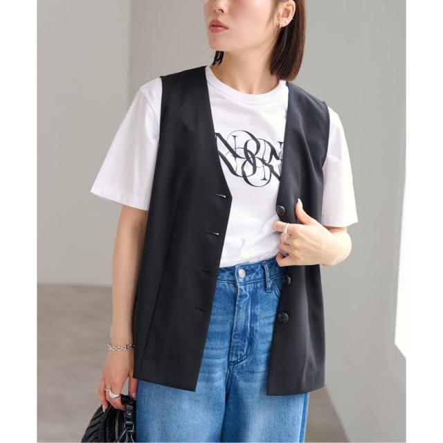 ユー バイ スピック＆スパン（U by SPICK&SPAN）/リネンライクウォッシャブルベスト