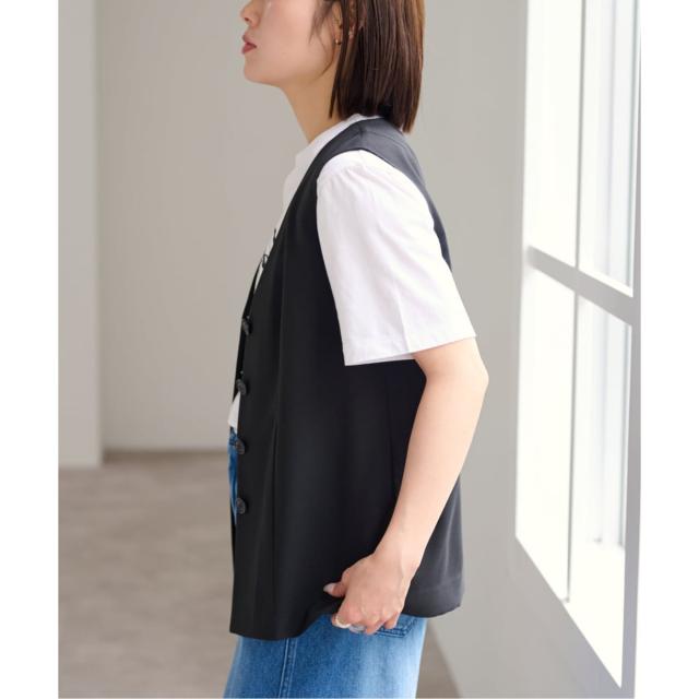 ユー バイ スピック＆スパン（U by SPICK&SPAN）/リネンライクウォッシャブルベスト_4