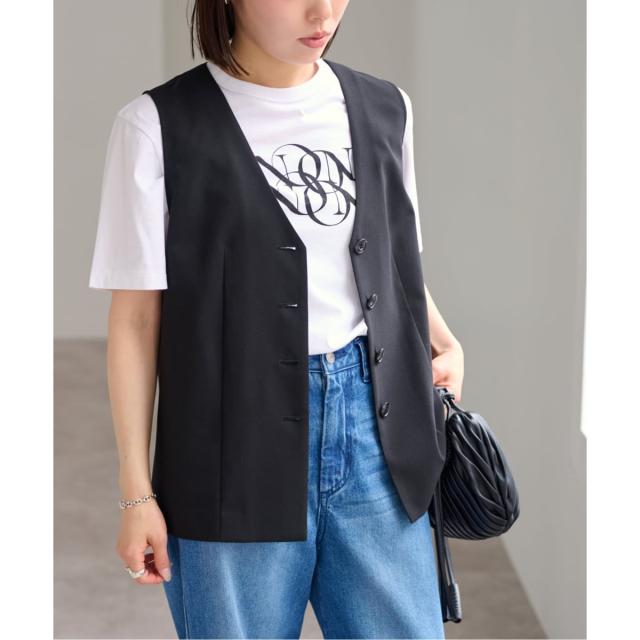 ユー バイ スピック＆スパン（U by SPICK&SPAN）/リネンライクウォッシャブルベスト_6