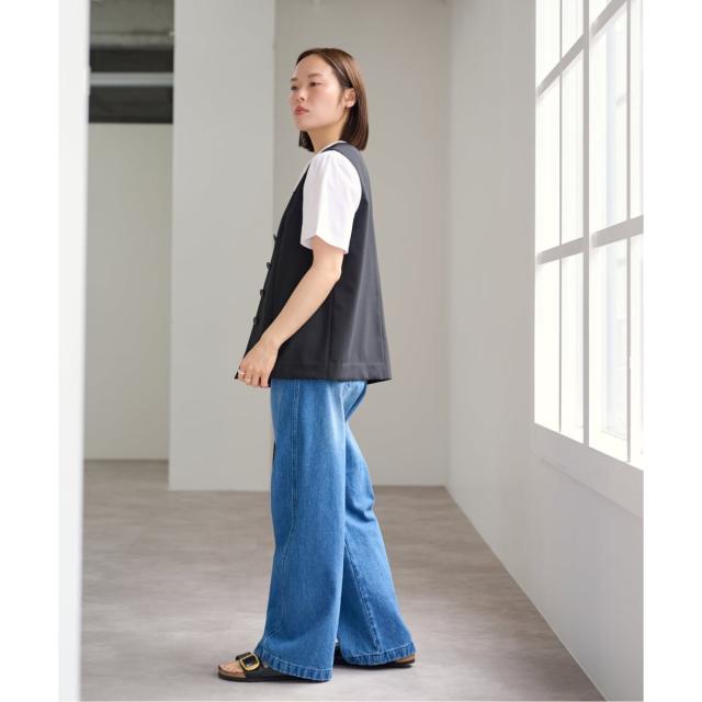 ユー バイ スピック＆スパン（U by SPICK&SPAN）/リネンライクウォッシャブルベスト_9