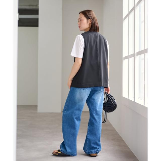 ユー バイ スピック＆スパン（U by SPICK&SPAN）/リネンライクウォッシャブルベスト_10