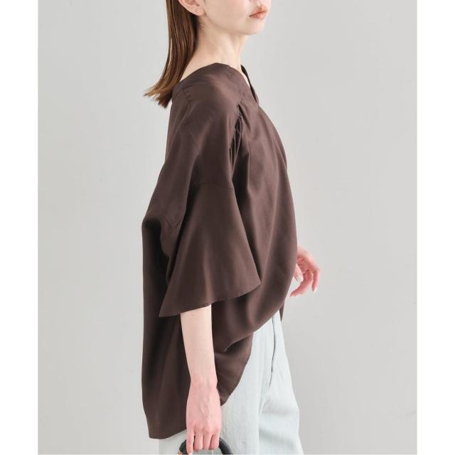 ユー バイ スピック＆スパン（U by SPICK&SPAN）/シルキーシフォンギャザーブラウス_8