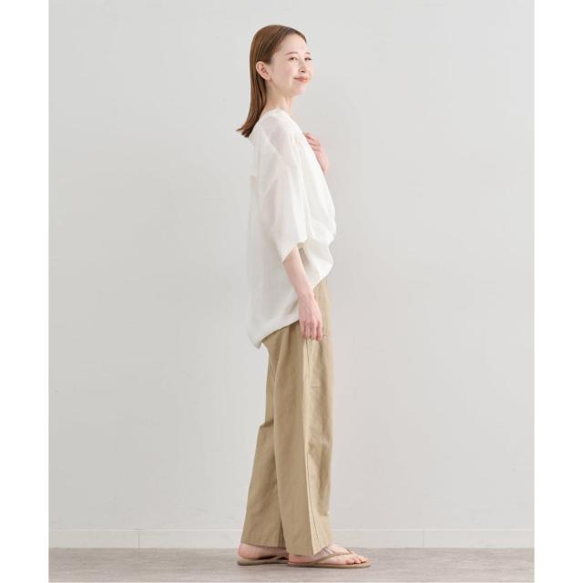 ユー バイ スピック＆スパン（U by SPICK&SPAN）/シルキーシフォンギャザーブラウス_14