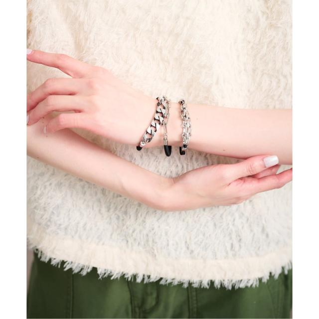 ユー バイ スピック＆スパン（U by SPICK&SPAN）/heyep / ヘイップ Chunky Chain Hair Ties 3piece