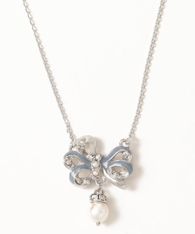 ランバン オン ブルー（LANVIN en Bleu）/リボンモチーフネックレス