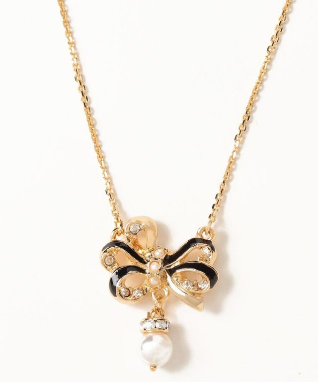 ランバン オン ブルー（LANVIN en Bleu）/リボンモチーフネックレス_4
